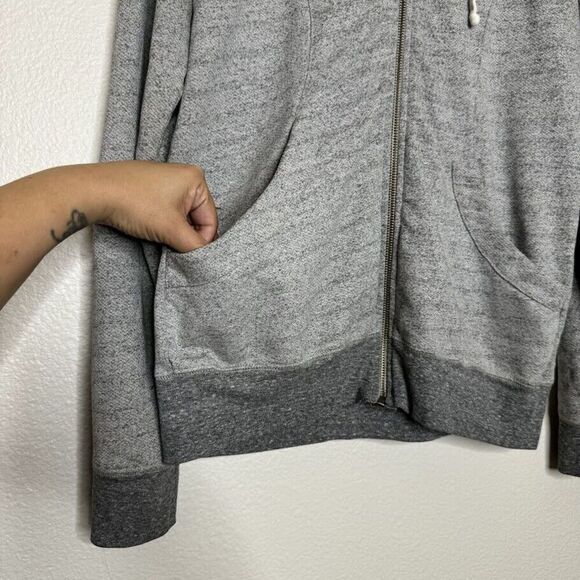 NSF Small Hoody Full Zip Sweatshirt Hidden USA Made Terry Cloth Relax Lounge - Picture 4 of 11